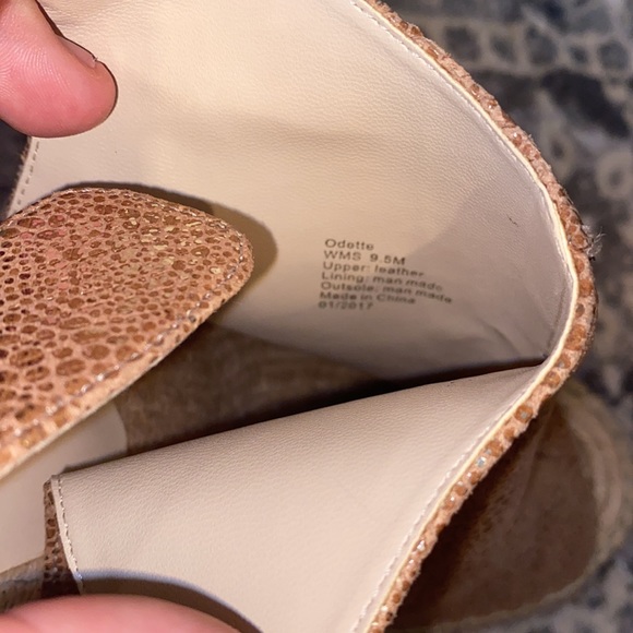 Kenneth Cole Odette espadrille peep toe wedges - Picture 8 of 10